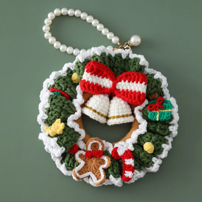 Couronne de Noël Ourson - Patron au crochet PDF