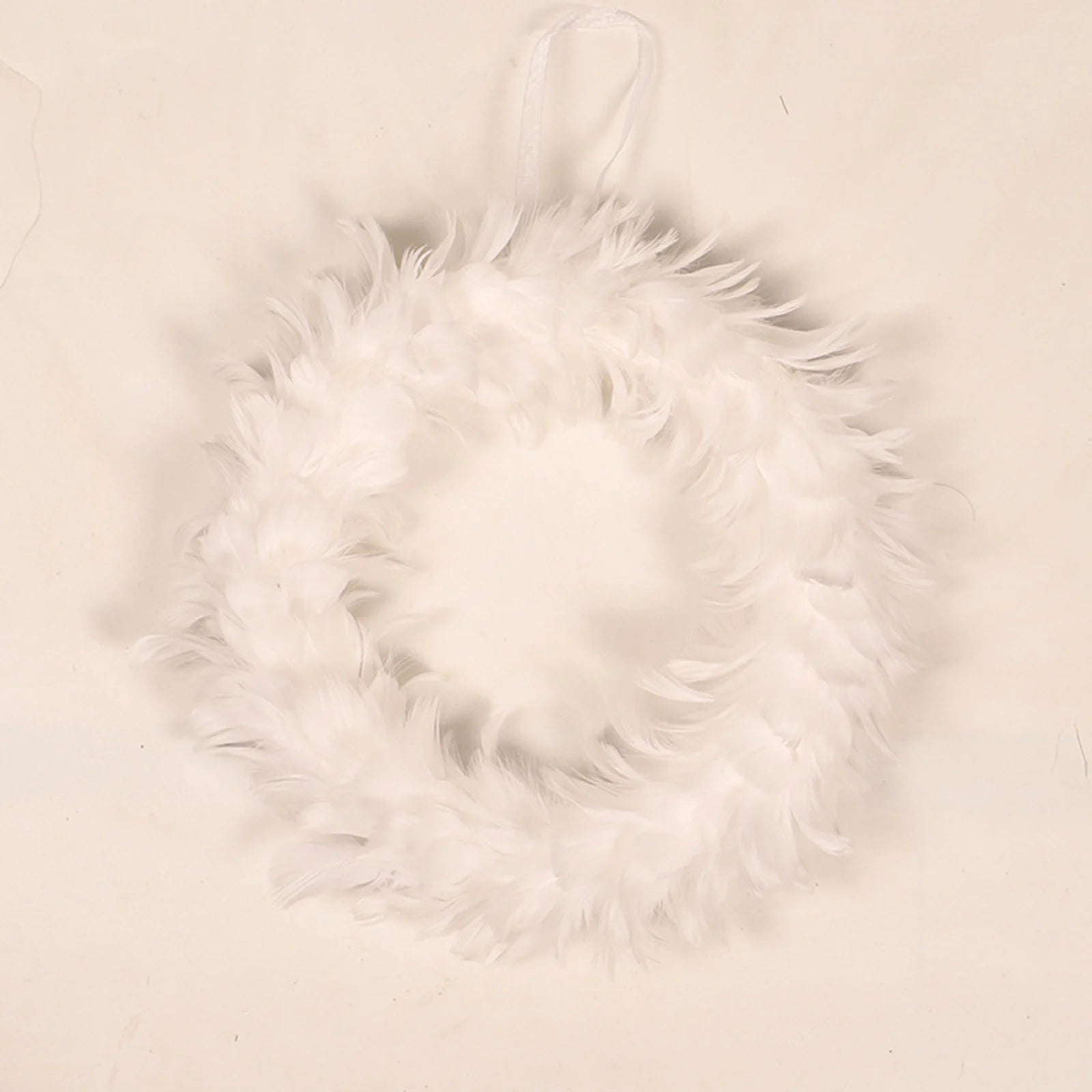 Couronne de Noël avec plumes