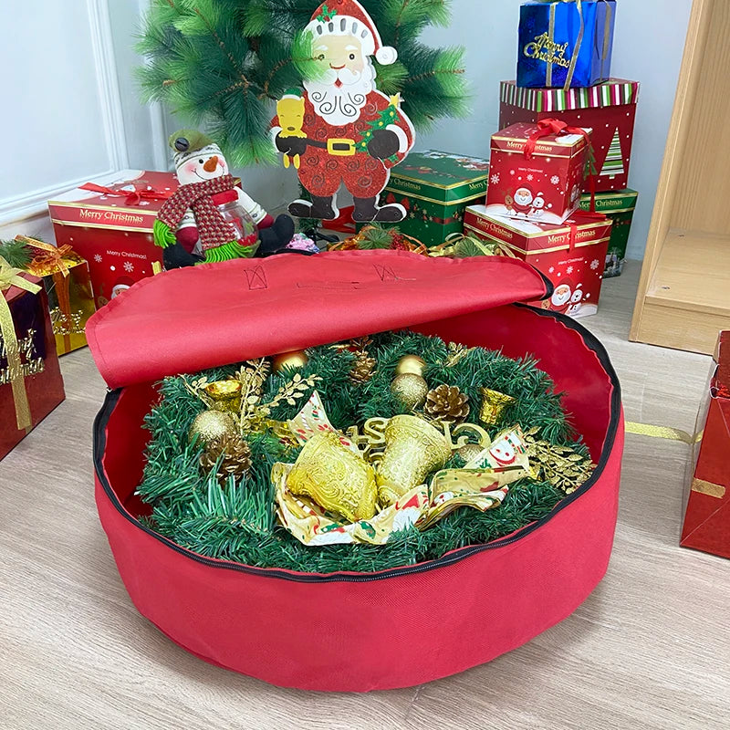 Rangement pour couronne de Noël