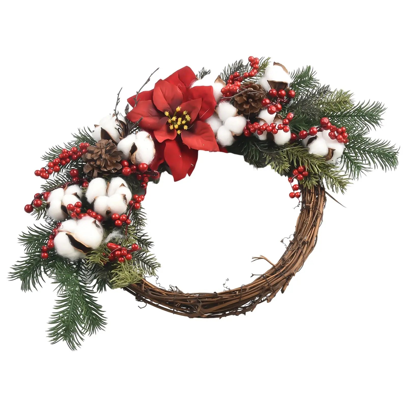 Art floral couronne de Noël