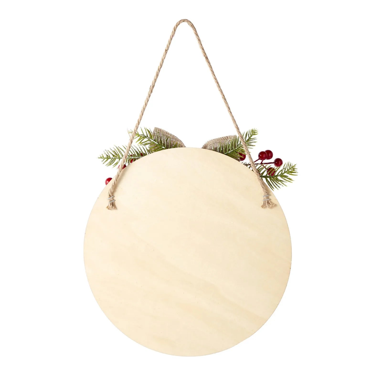 Couronne de Noël en bois