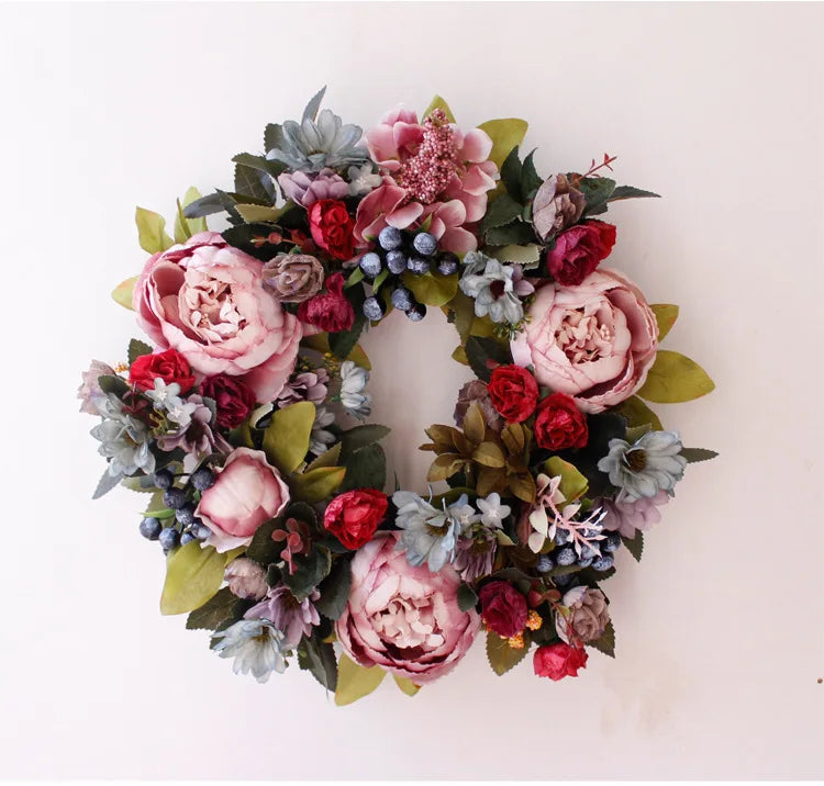 couronne fleurs sechees pour noel