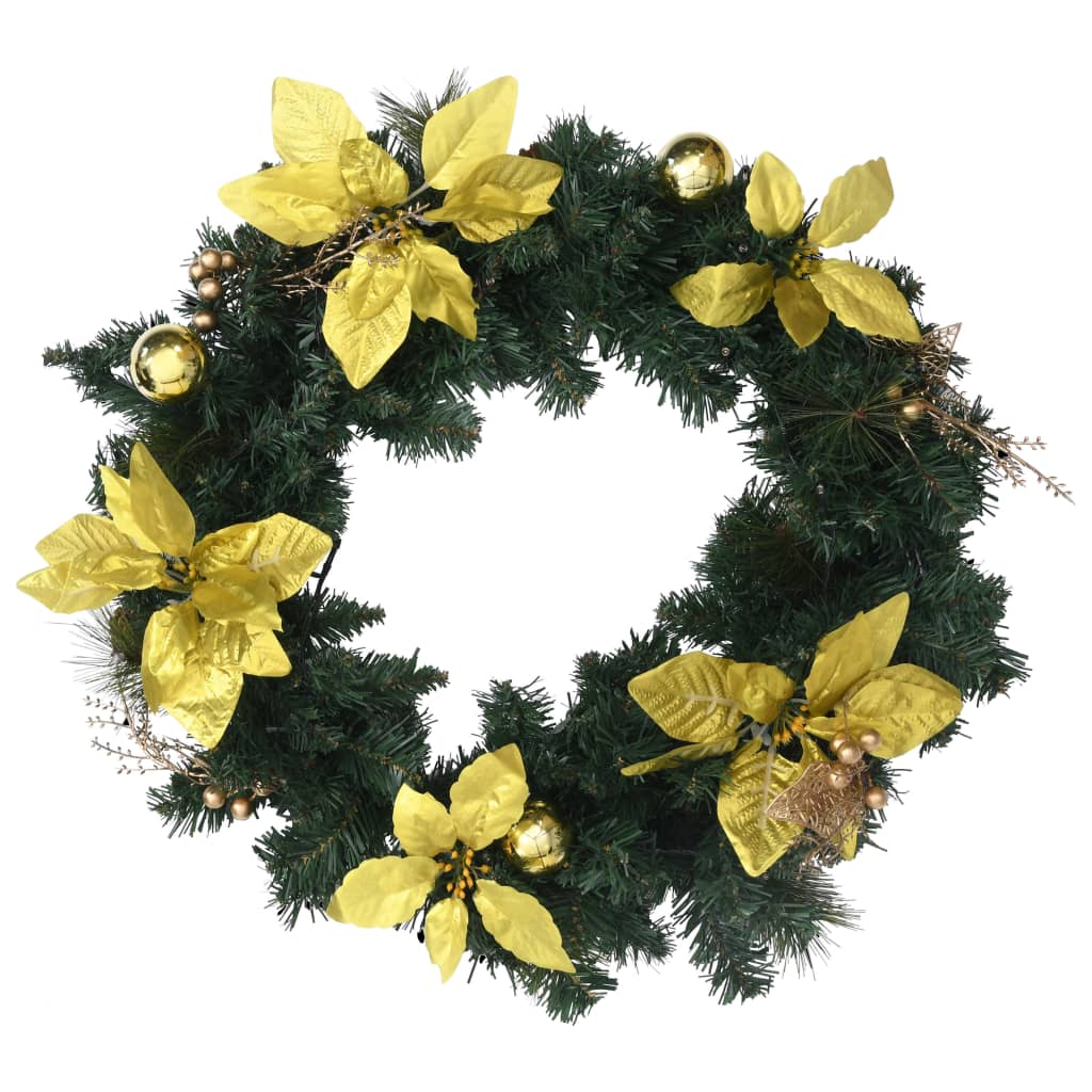 Couronne de Noël Poinsettia