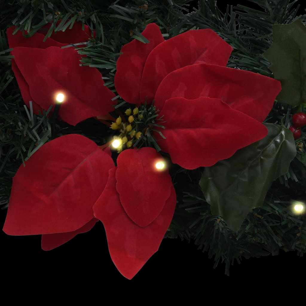 Couronne de Noël Poinsettia