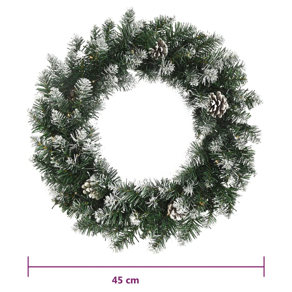 Couronne de Noël pomme de pin