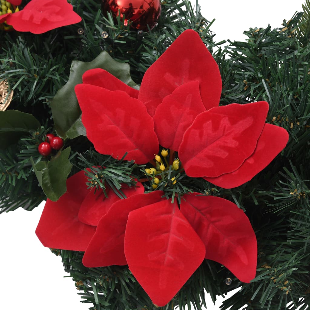 Couronne de Noël Poinsettia